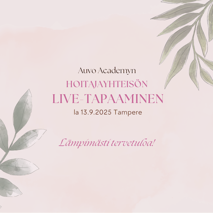 Auvo Academyn HOITAJAYHTEISÖN LIVE-TAPAAMINEN 2025